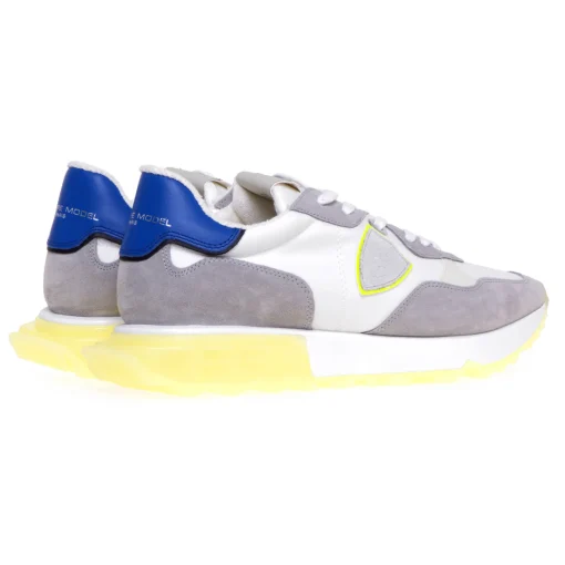 Sneaker Philippe Model "La Rue" in camoscio e tessuto