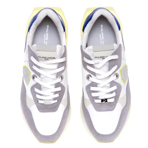 Sneaker Philippe Model "La Rue" in camoscio e tessuto