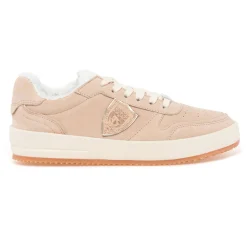 Sneaker Philippe Model "Nice" in nabuk ed ecopelliccia