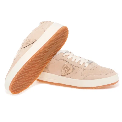 Sneaker Philippe Model "Nice" in nabuk ed ecopelliccia