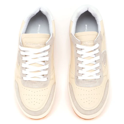 Sneaker Philippe Model "Nice" in pelle e camoscio