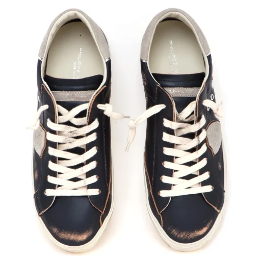 Sneaker Philippe Model Prsx Old Style in pelle vintage