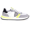 Sneaker Philippe Model Tropez 2.1 in camoscio e tessuto