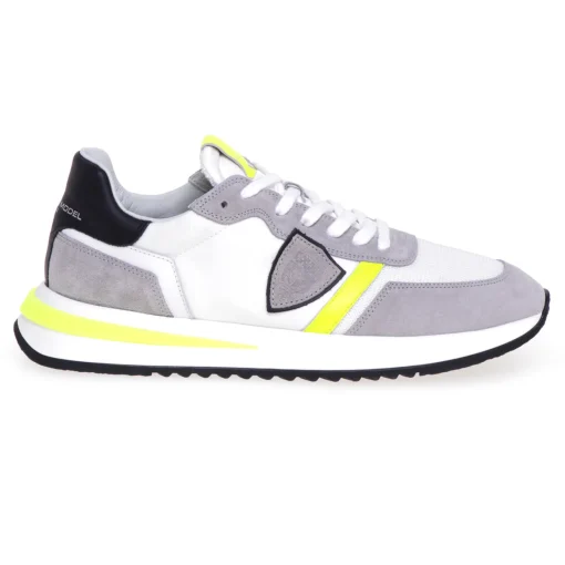Sneaker Philippe Model Tropez 2.1 in camoscio e tessuto