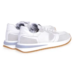 Sneaker Philippe Model Tropez 2.1 in camoscio e tessuto