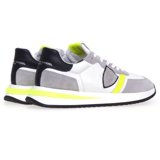 Sneaker Philippe Model Tropez 2.1 in camoscio e tessuto