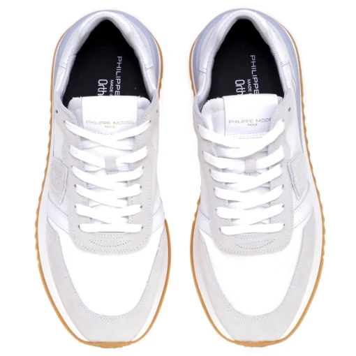 Sneaker Philippe Model Tropez 2.1 in camoscio e tessuto