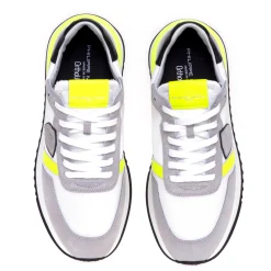 Sneaker Philippe Model Tropez 2.1 in camoscio e tessuto