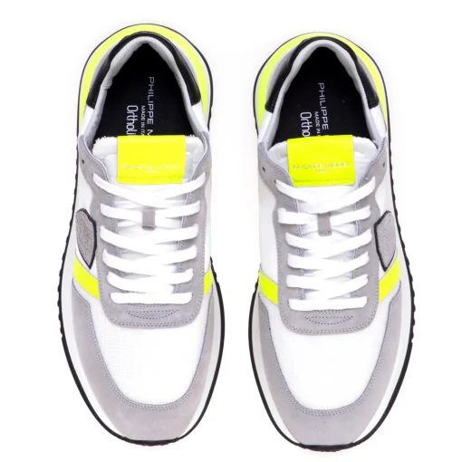 Sneaker Philippe Model Tropez 2.1 in camoscio e tessuto