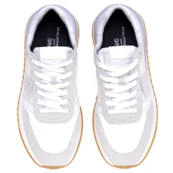 Sneaker Philippe Model Tropez 2.1 in camoscio e tessuto