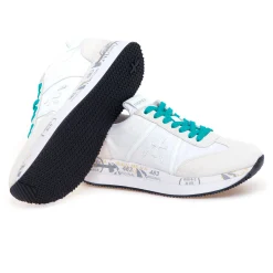 Sneaker Premiata Conny in camocio e tessuto