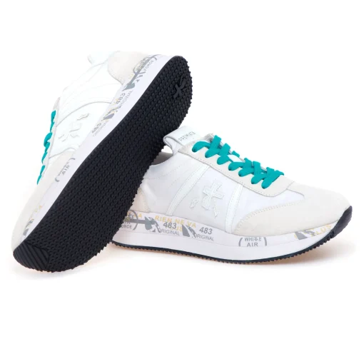 Sneaker Premiata Conny in camocio e tessuto
