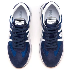 Sneaker Premiata Conny in camoscio e tessuto retinato