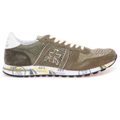 Sneaker Premiata Eric in camoscio forato
