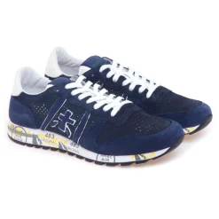 Sneaker Premiata Eric in camoscio forato