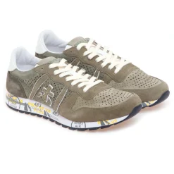 Sneaker Premiata Eric in camoscio forato