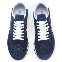 Sneaker Premiata Eric in camoscio forato