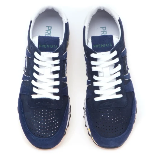 Sneaker Premiata Eric in camoscio forato