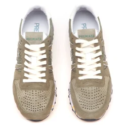 Sneaker Premiata Eric in camoscio forato