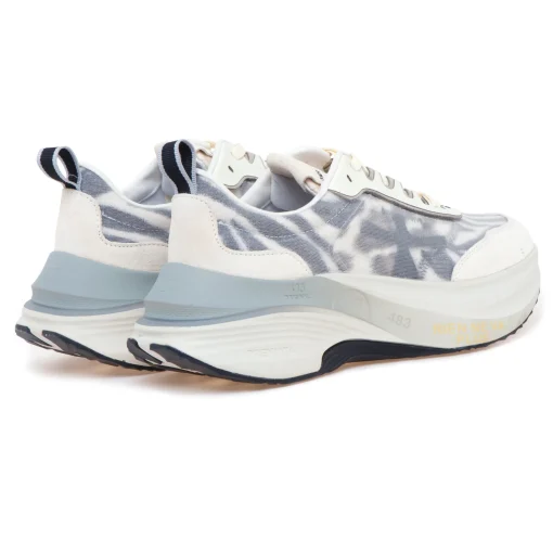 Sneaker Premiata Hill in camoscio e tessuto tecnico