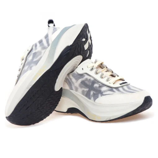 Sneaker Premiata Hill in camoscio e tessuto tecnico