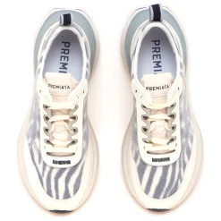 Sneaker Premiata Hill in camoscio e tessuto tecnico