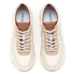 Sneaker Premiata Lander in camoscio e tessuto