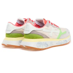 Sneaker Premiata Lauryn in camoscio e tessuto