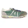 Sneaker Premiata Lucy in camoscio e tessuto delavè