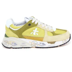 Sneaker Premiata Mase in camoscio e tessuto