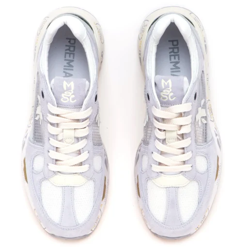 Sneaker Premiata Mase in camoscio e tessuto