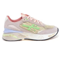 Sneaker Premiata MoeRun in camoscio e tessuto