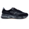 Sneaker Premiata MoeRun in camoscio e tessuto tecnico retinato