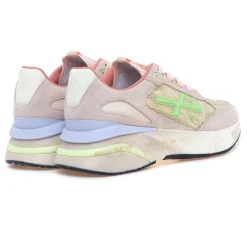 Sneaker Premiata MoeRun in camoscio e tessuto