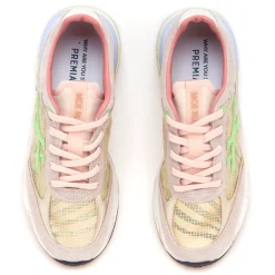 Sneaker Premiata MoeRun in camoscio e tessuto