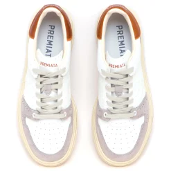 Sneaker Premiata Quinn in pelle e camoscio