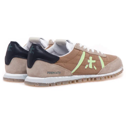 Sneaker Premiata Sean in camoscio e tessuto