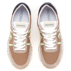 Sneaker Premiata Sean in camoscio e tessuto