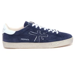 Sneaker Premiata Steven in camoscio