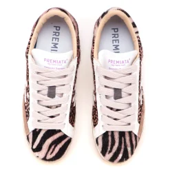 Sneaker Premiata Steven in cavallino animalier