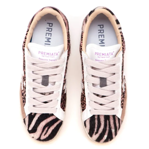 Sneaker Premiata Steven in cavallino animalier