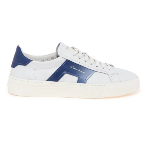 Sneaker Santoni DBS in pelle sfumata