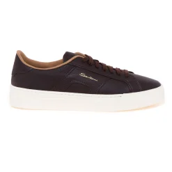 Sneaker Santoni DBS in pelle martellata