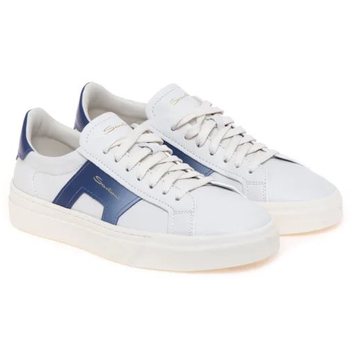 Sneaker Santoni DBS in pelle sfumata