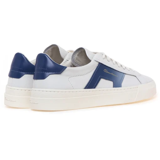 Sneaker Santoni DBS in pelle sfumata