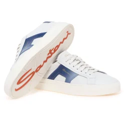 Sneaker Santoni DBS in pelle sfumata