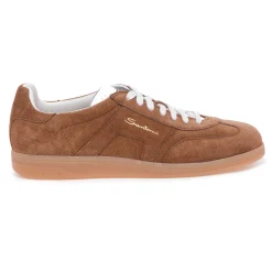 Sneaker Santoni DBS Olympic in camoscio sfoderato