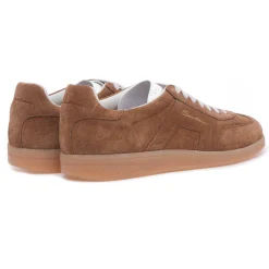 Sneaker Santoni DBS Olympic in camoscio sfoderato