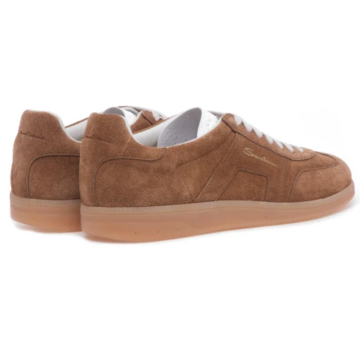 Sneaker Santoni DBS Olympic in camoscio sfoderato