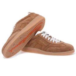 Sneaker Santoni DBS Olympic in camoscio sfoderato
